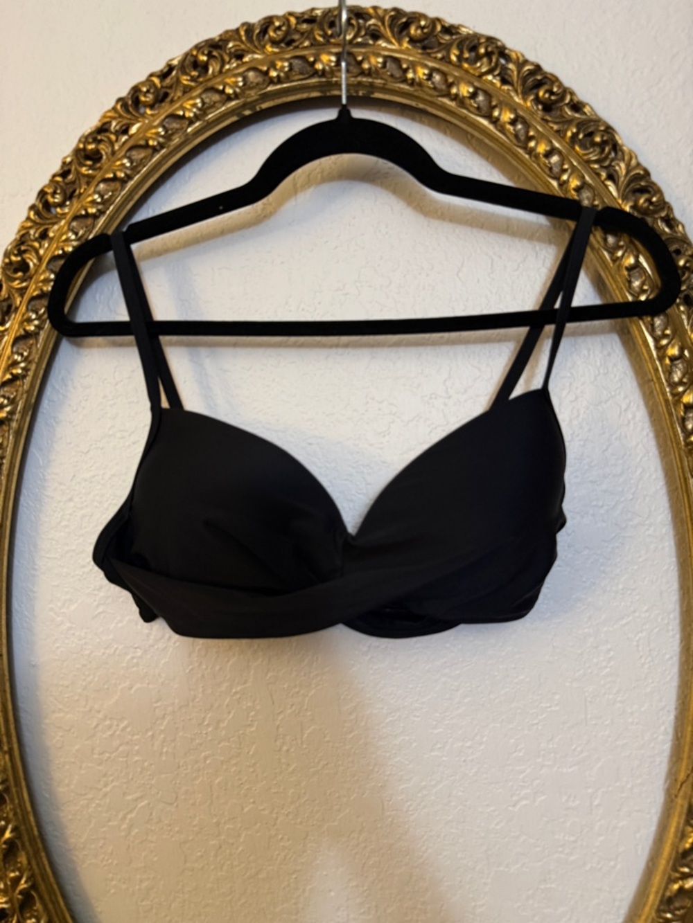 Black Women's Padded Bra Top - Classic Support